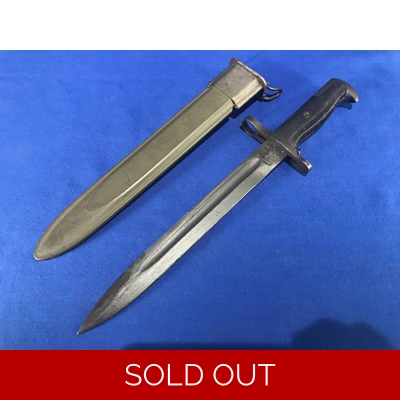 US WWII US Army M1 Bayonet & Scabbard